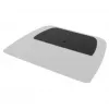 B-TECH AV BT8571/BB Universal-Bodenständer für Flachbildschirme mit 1,8 m Ø50 mm Säule, VESA 200x200