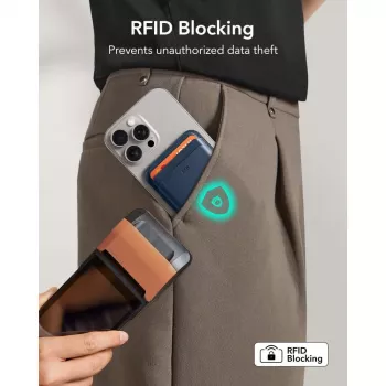 ESR Classic RFID Magnetic Wallet MagSafe Dunkelblau