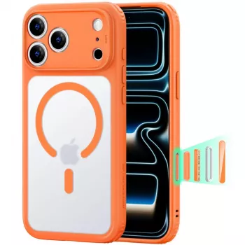 ESR Classic Hybrid MagSafe Hülle für iPhone 17 Pro Max / 18 Pro Max - Matt Orange
