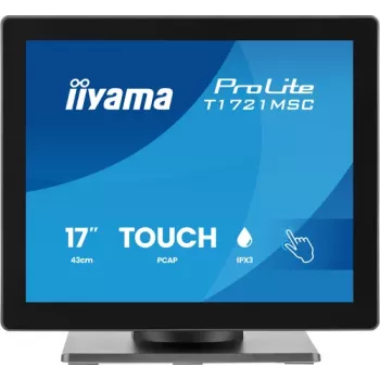 IIYAMA ProLite T1721MSC-B3 17 Zoll SXGA 5:4 10-Punkt-Touchmonitor mit HDMI, VGA, USB-Hub und Lautsprechern