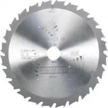 DEWALT DT4321-QZ 165mm 24T Kreissägeblatt, HM, ATB, 20mm Bohrung, Extreme Runtime