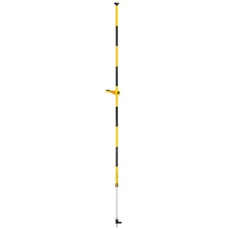 DEWALT DE0882-XJ Teleskop-Nivellierlatte 2,4 m Aluminium metrische E-Skala mit Tragetasche