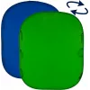 Manfrotto Chromakey-Hintergrund 1.8 x 2.1 m, Blau/Grün (LL LC5987)