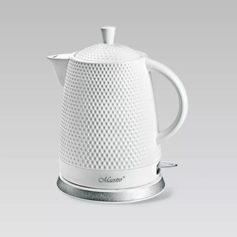 MEO Keramik-Wasserkocher 1,5 l 1500 W Weiß MR-069-WHITE MAESTRO