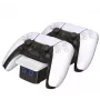 Venom Twin Docking Station - Ladestation - 3 Ausgangsanschlüsse (2 x Dock Connector, USB)