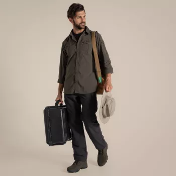 Craghoppers NosiLife Adventure LS Shirt III - Woodland Green, Größe L