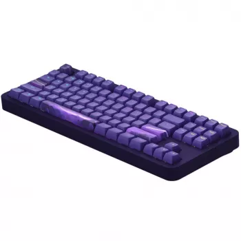 ALU87B Celestial 87-Tasten Gasket-Mount mechanische Tastatur mit G3MS Voidstone linearen Schaltern, Tri-Mode-Konnektivität, Per-Key-RGB, PBT-Tastenkappen, CNC-Aluminiumgehäuse