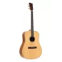 Stagg SA45 D-LW Dreadnought Akustikgitarre – natürliche Fichtendecke mit Linde Boden und Zargen