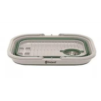 Outwell 651131 faltbarer Camping-Wassertank 10L mit Hahn - Blau/Grau