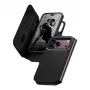 CARE by PanzerGlass Tango Flip Case für Apple iPhone 17 Pro Max - MagSafe-kompatibel - veganes Leder - Schwarz