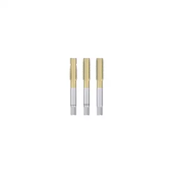 M5 Handgewindebohrer-Set, 3-teilig, HSSE TiN-beschichtet, DIN 352, 6HX, für Edelstahl