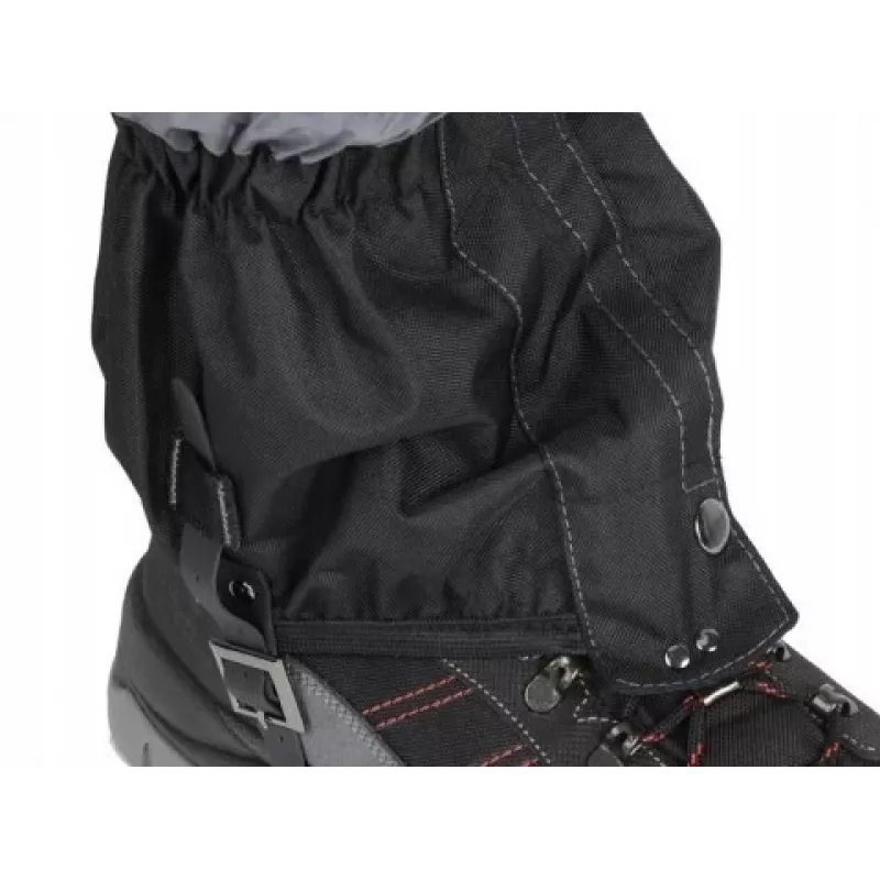 VIKING Triglav Gamaschen S/M Schwarz - Wasserdichte Wander- und Trekking-Gamaschen mit Aqua Thermo Tex Membran