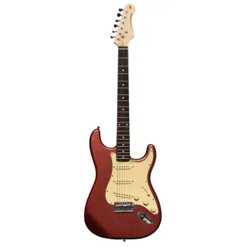 Stagg SES-30 CAR E-Gitarre - Candy Apple Red