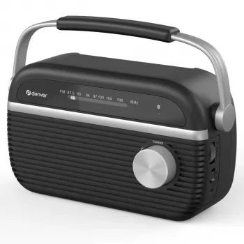 DENVER TRB-67B DAB+ & FM Radiowecker - Schwarz