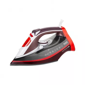 TEESA SLIDE PRECISION 3000 Bügeleisen mit Keramiksohle, 3000 W, 450 ml Wassertank, Dampfstoß 180 g/min, Schwarz/Kupfer