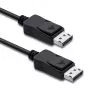 Qoltec DisplayPort 1.1 Kabel, Stecker auf Stecker, 4K, 2m, Schwarz