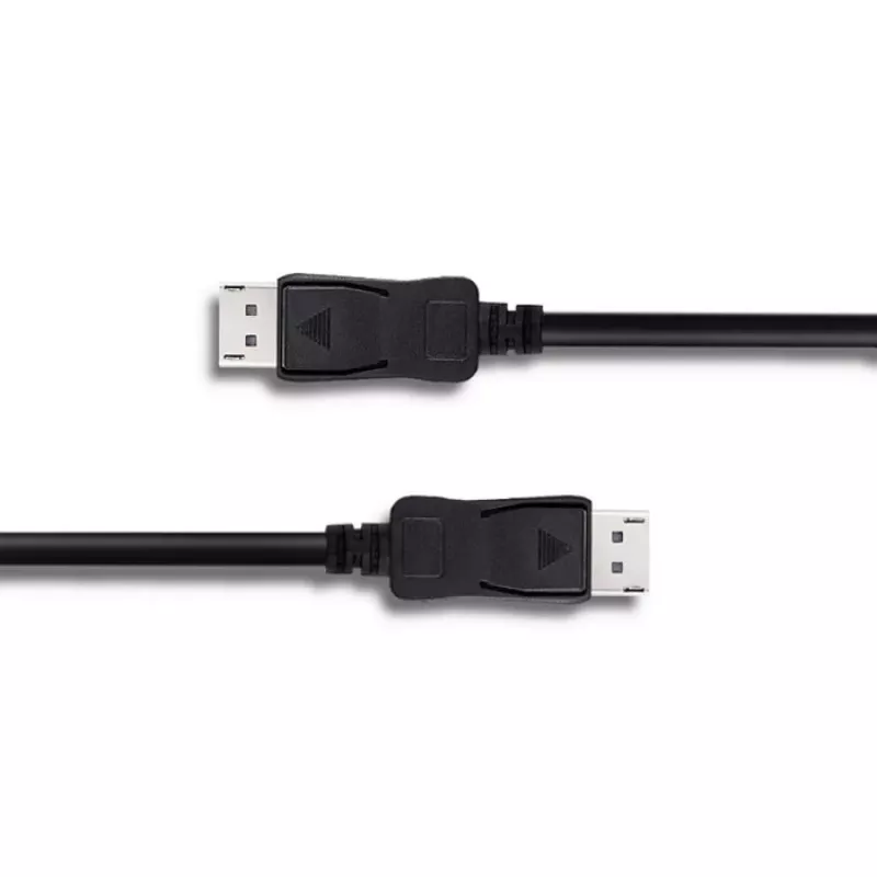 Qoltec DisplayPort 1.1 Kabel, Stecker auf Stecker, 4K, 2m, Schwarz