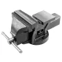 Topex 07A112 Schraubstock 100 mm Schwenkfuß Gusseisen