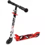 Disney Spider-Man 2-Rad-Kick-Scooter für Kinder, faltbar, verstellbarer Lenker, Rot/Blau