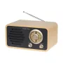 KRUGER & MATZ KM0828 Tragbares AM/FM-Radio mit AUX-Eingang, Teleskopantenne, Tragegriff, Schwarz