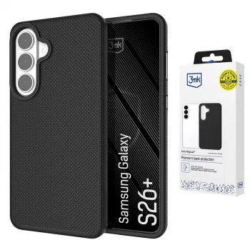 3MK Fortis MagCase für Samsung Galaxy S26+ - Transparente Schutzhülle mit MagSafe