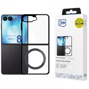 3MK Satin Armor MagCase für Samsung Galaxy Z Flip5 - Schwarz