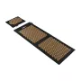 REBEL RBA-6013-GL ECO Akupressurmatte mit Kissen, 130x50 cm, XXL, goldene Spikes