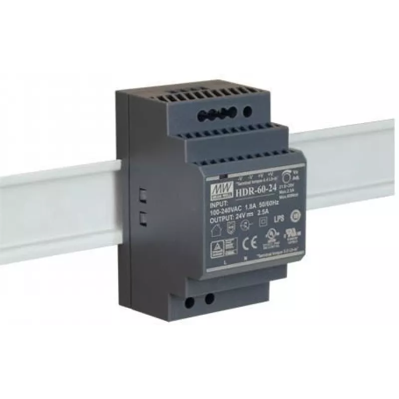 PULSAR DIN-Schienen-Netzteil Mean Well HDR-60-24 24V/60W/2,5A