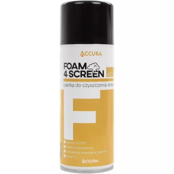 Accura Screen Foam Cleaner 400ml – Antistatisch, Schlierenfrei Aerosolspray für alle Bildschirmtypen