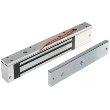 INNE Elektromagnetischer Türöffner ZE-280-5 280 kg Haltekraft Fail-Safe Aufputzmontage 12/24V DC mit LED und MOV-Überspannungsschutz