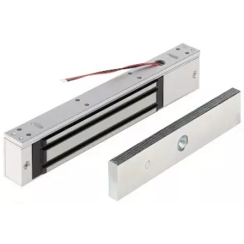 INNE Elektromagnetisches Schloss ZE-280-5T 280kg Haltekraft Fail-Safe 12/24V DC mit LED und Türsensor