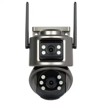 INNE ICSEE-W62SD-2 Außen-PTZ-IP-Kamera mit zwei 3MP-Objektiven, Full-Color-Nachtsicht, Wi-Fi, Zwei-Wege-Audio, IP66
