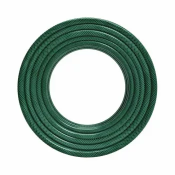 AWTOOLS AW70424 1/2 Zoll 25m 3-lagiger verstärkter PVC-Gartenschlauch, 8 bar, UV- und algenresistent, Grün