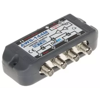 Antennenverstärker AWS-144M 20dB Verstärkung 47-862MHz F-Typ