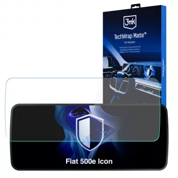 3MK PROTECTION TechWrap Matter Displayschutzfolie für Fiat 500e Icon 10,25 Zoll Center-Display (2025+)
