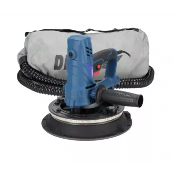DEDRA DED7770 Trockenbau-Schleifer 850W 225mm mit LED-Licht und Staubabsaugung