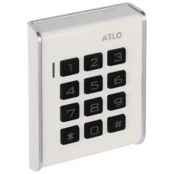 Atlo Kombinationsschloss ATLO-KRM-103 - 3-Ring verstellbares Vorhängeschloss aus Zinklegierung mit gehärtetem Stahlbügel, Schwarz