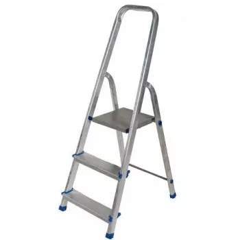 AWTOOLS AW23019 Mehrzweck-Gelenkleiter 4x3 Sprossen Aluminium EN 131 150kg