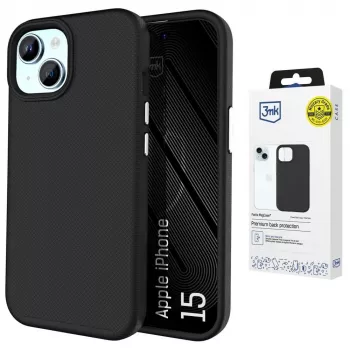 3MK Fortis MagCase für Apple iPhone 15 - Transparente MagSafe-Rückseitenhülle