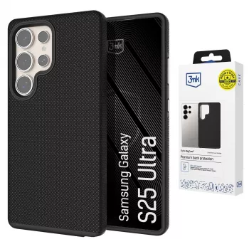 3MK Fortis MagCase für Samsung Galaxy S25 Ultra - Schwarze MagSafe-Schutzhülle