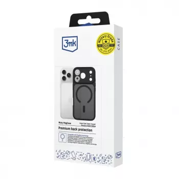 3MK Misty MagCase für Apple iPhone 16e / 17e - Schwarz