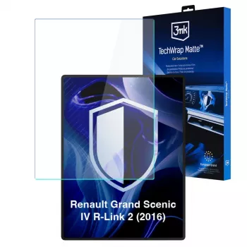 3MK PROTECTION Renault Grand Scenic IV R-Link 2 (2016) - 3mk TechWrap Matter Displayschutzfolie für das mittlere Display