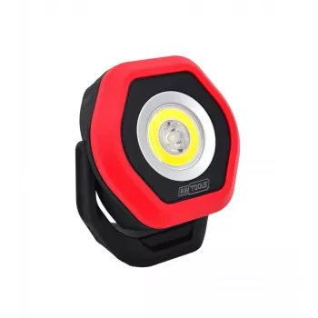 AWTOOLS BLACK LINE Werkstatt-Taschenlampe SOL CREE LED + COB LED