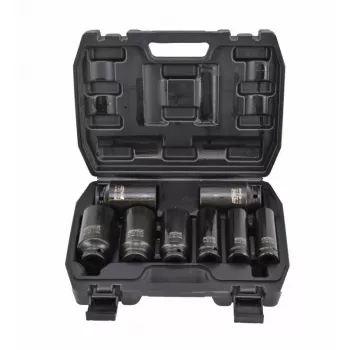 AWTOOLS AW38790BL 90-teiliger Chrom-Vanadium-Steckschlüsselsatz mit 1/4 Zoll, 3/8 Zoll, 1/2 Zoll Ratschen, Verlängerungen, Bits und Kunststoffkoffer