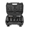 AWTOOLS AW38790BL 90-teiliger Chrom-Vanadium-Steckschlüsselsatz mit 1/4 Zoll, 3/8 Zoll, 1/2 Zoll Ratschen, Verlängerungen, Bits und Kunststoffkoffer
