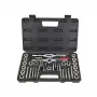 AWTOOLS 40-teiliges Gewindeschneid-Set, metrisch M3-M12 und 1/8 Zoll NPT, Gewindeschneid-Set aus legiertem Stahl mit Gewindebohrern, Schneideisen, Gewindeschneidklopfen, Steigungsschlüssel und Aufbewahrungskoffer