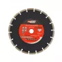AWTOOLS AW45351 Diamant-Trennscheibe 125 mm Turbo-Segment für Beton, Mauerwerk, Stein - Trockenschnitt, 22,23 mm Bohrung