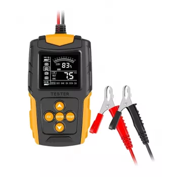 Digitaler Batterietester 12/24V – Professioneller Fahrzeug-Batterieanalysator für Blei-Säure-Batterien