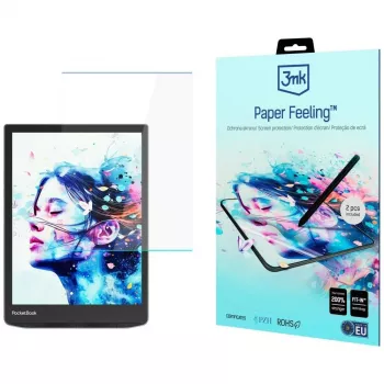 3mk PaperFeeling Displayschutzfolie für PocketBook InkPad Color 3 7,8 Zoll (2er-Pack)