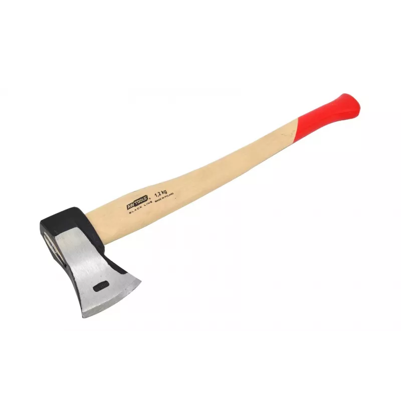 AWTOOLS AW33060BL Spaltaxt mit Fiberglasstiel, 600g Kopf, 380mm, Schwarz/Orange
